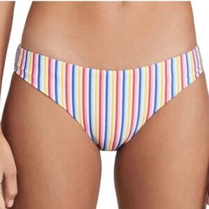 Onia Multicolor Striped Bikini Bottom